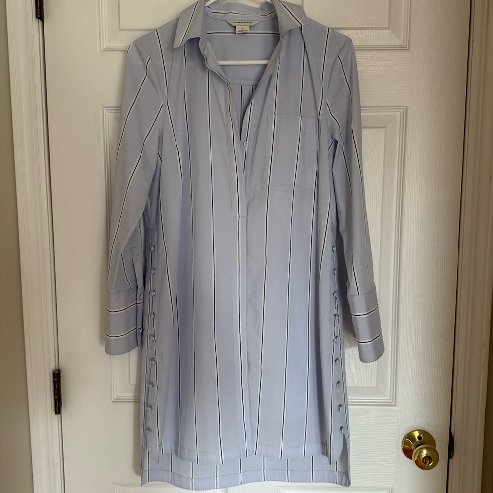 Club Monaco Striped Shirt Dress